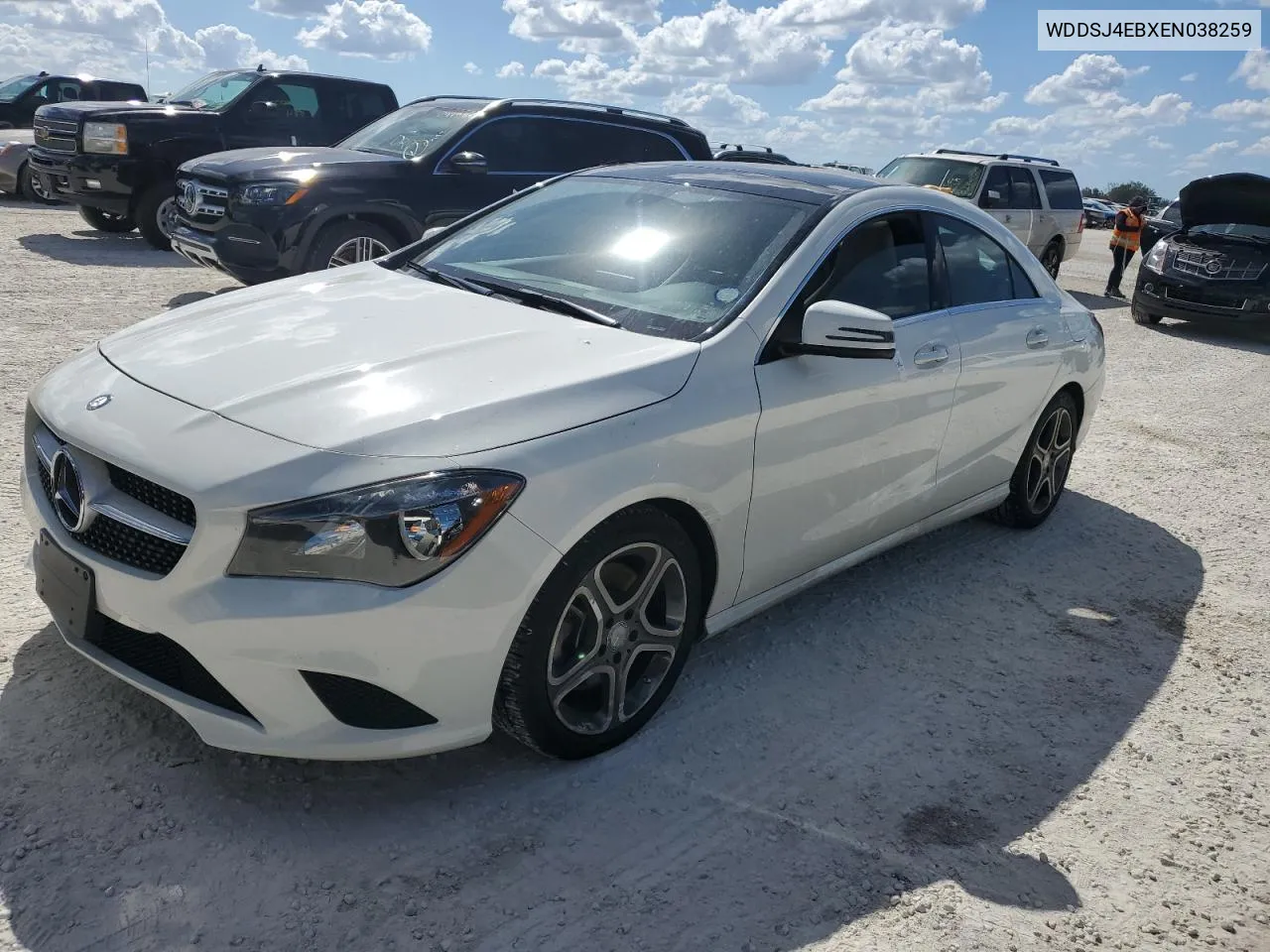 2014 Mercedes-Benz Cla 250 VIN: WDDSJ4EBXEN038259 Lot: 77492884