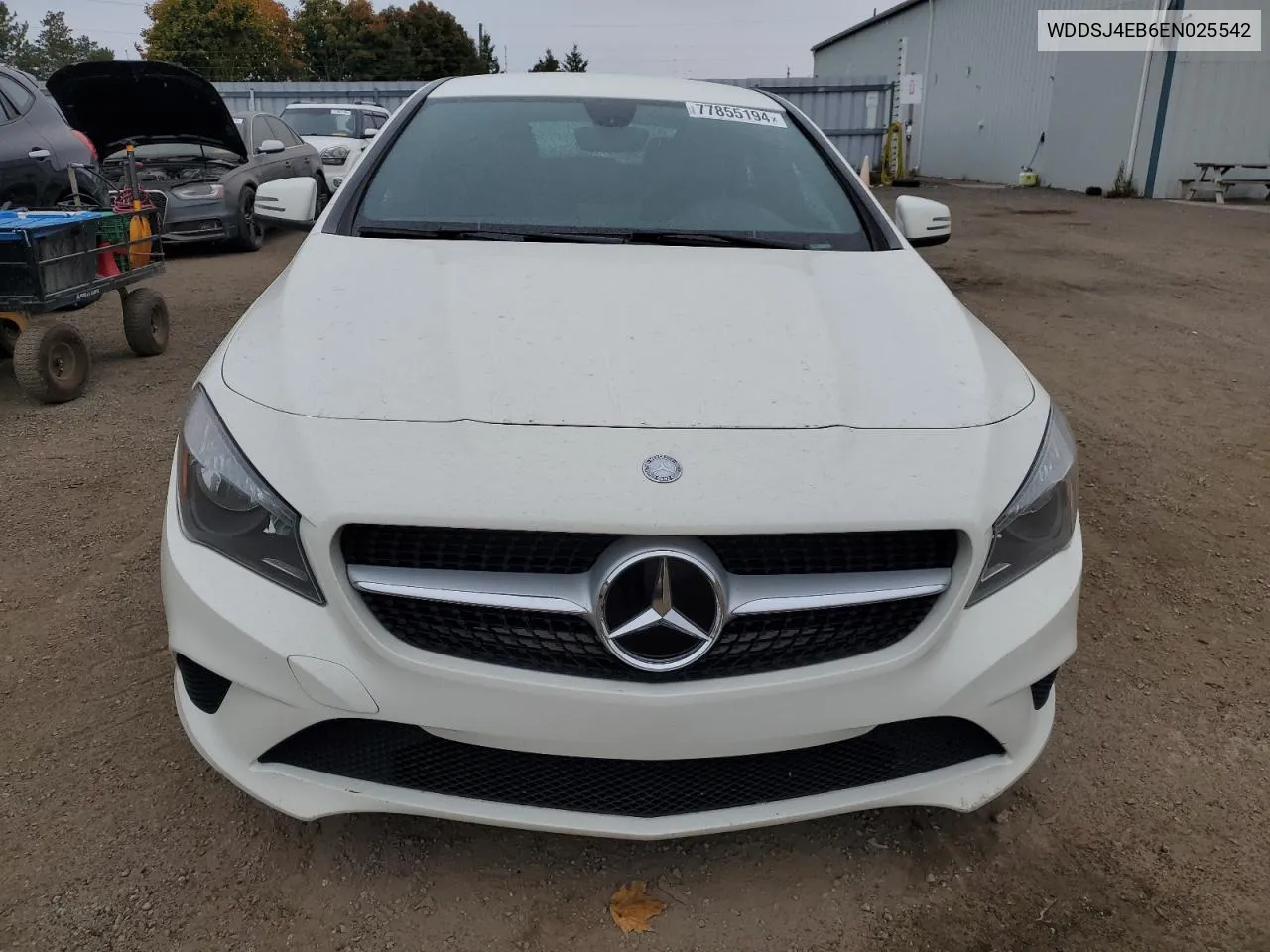 2014 Mercedes-Benz Cla 250 VIN: WDDSJ4EB6EN025542 Lot: 77855194