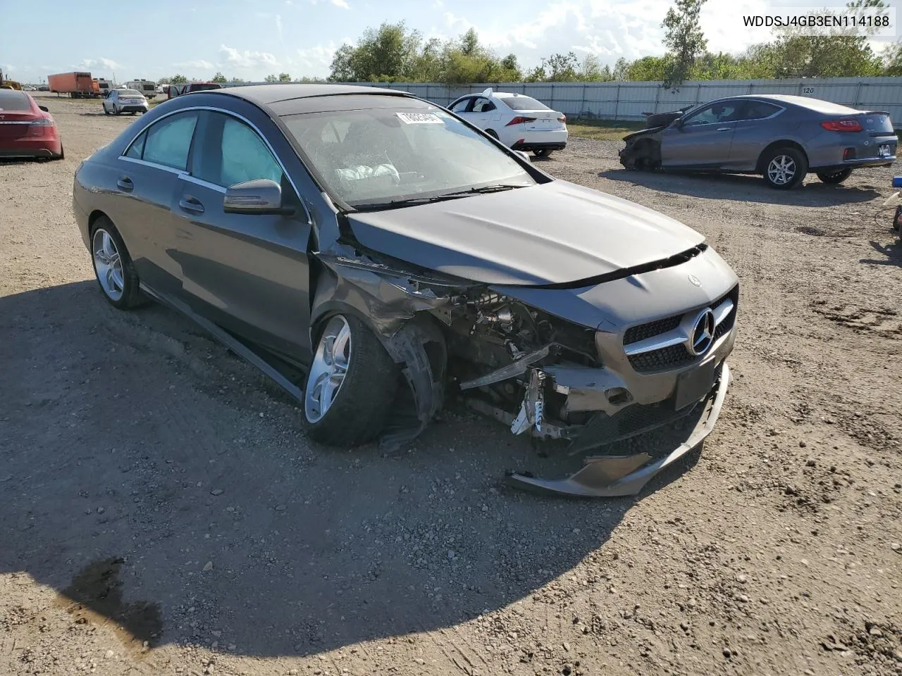 2014 Mercedes-Benz Cla 250 4Matic VIN: WDDSJ4GB3EN114188 Lot: 78025494