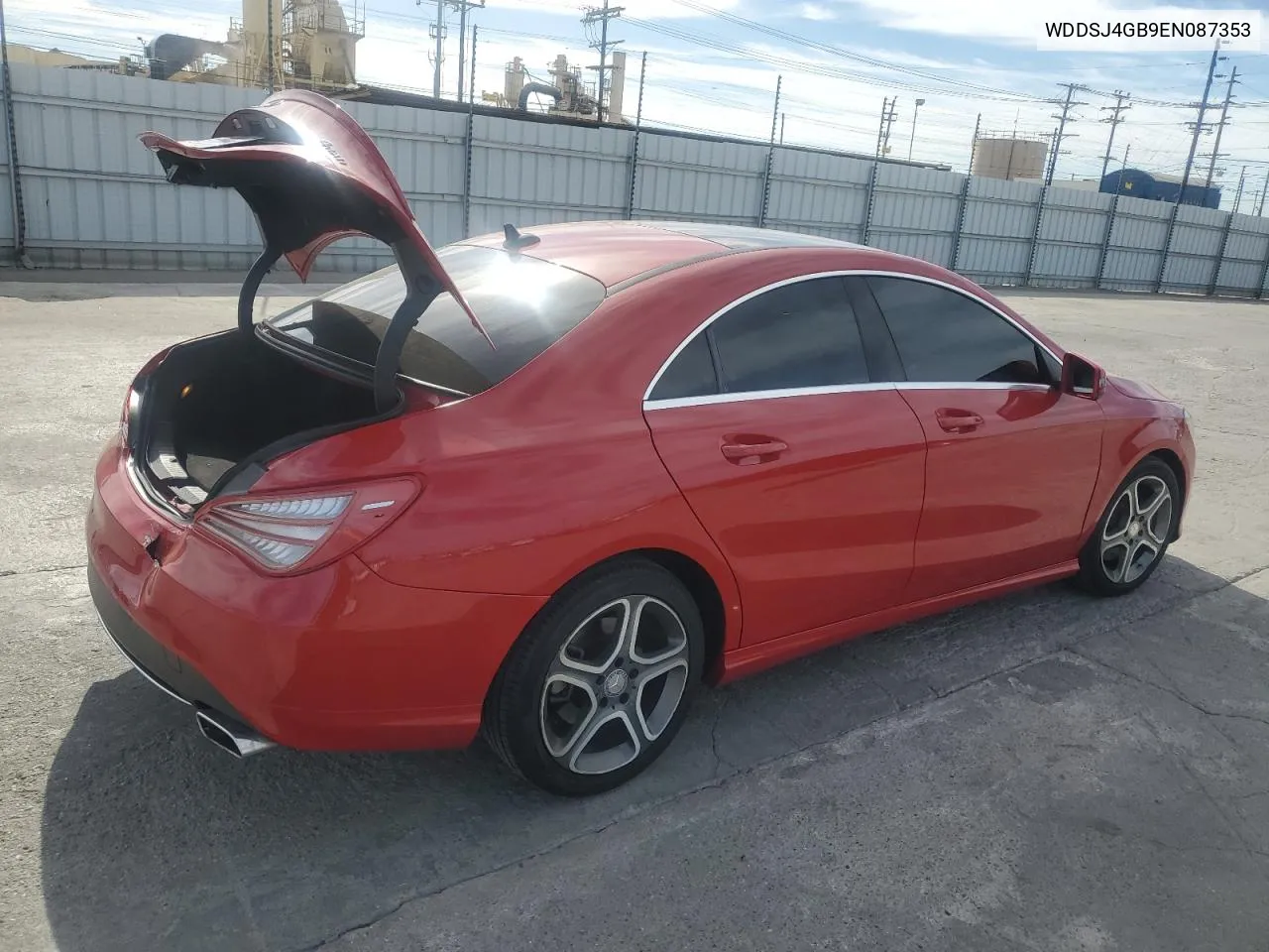 2014 Mercedes-Benz Cla 250 4Matic VIN: WDDSJ4GB9EN087353 Lot: 78307784