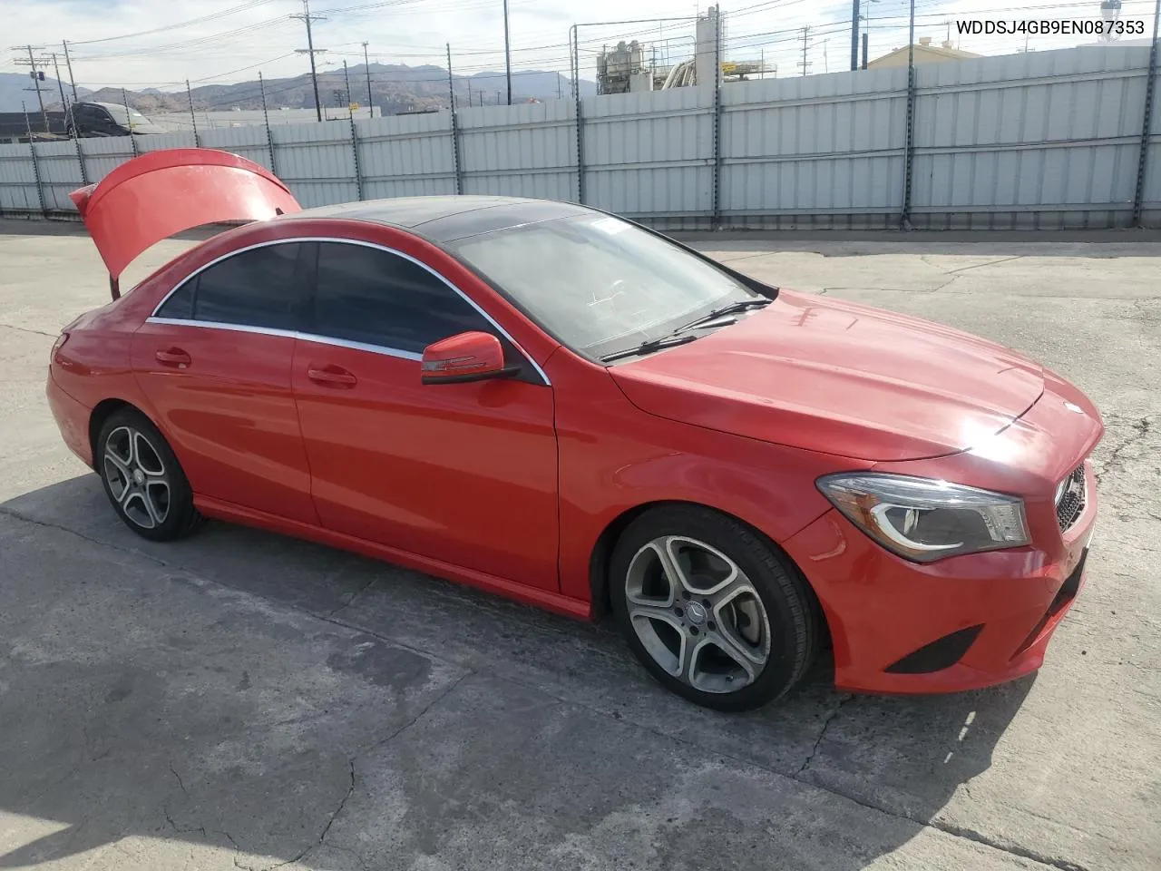 2014 Mercedes-Benz Cla 250 4Matic VIN: WDDSJ4GB9EN087353 Lot: 78307784