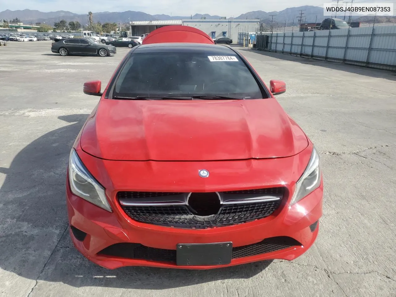 2014 Mercedes-Benz Cla 250 4Matic VIN: WDDSJ4GB9EN087353 Lot: 78307784