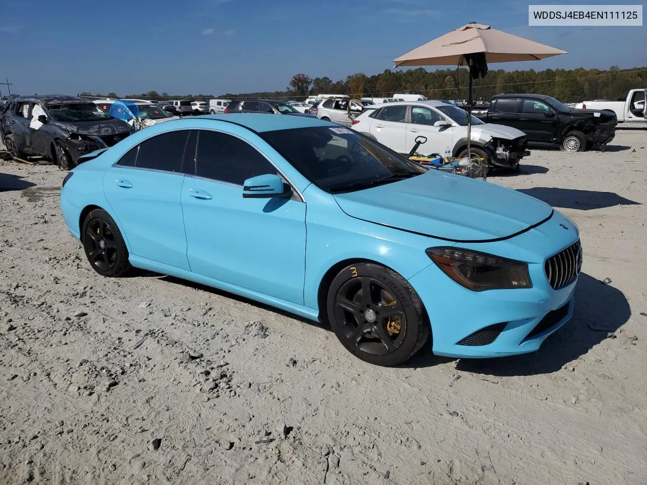 2014 Mercedes-Benz Cla 250 VIN: WDDSJ4EB4EN111125 Lot: 78427124