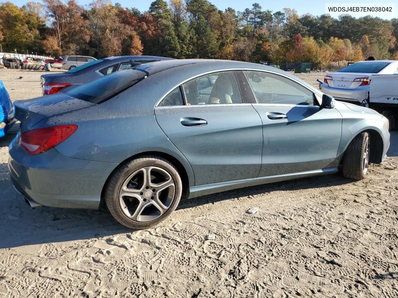 2014 Mercedes-Benz Cla 250 VIN: WDDSJ4EB7EN038042 Lot: 78433934