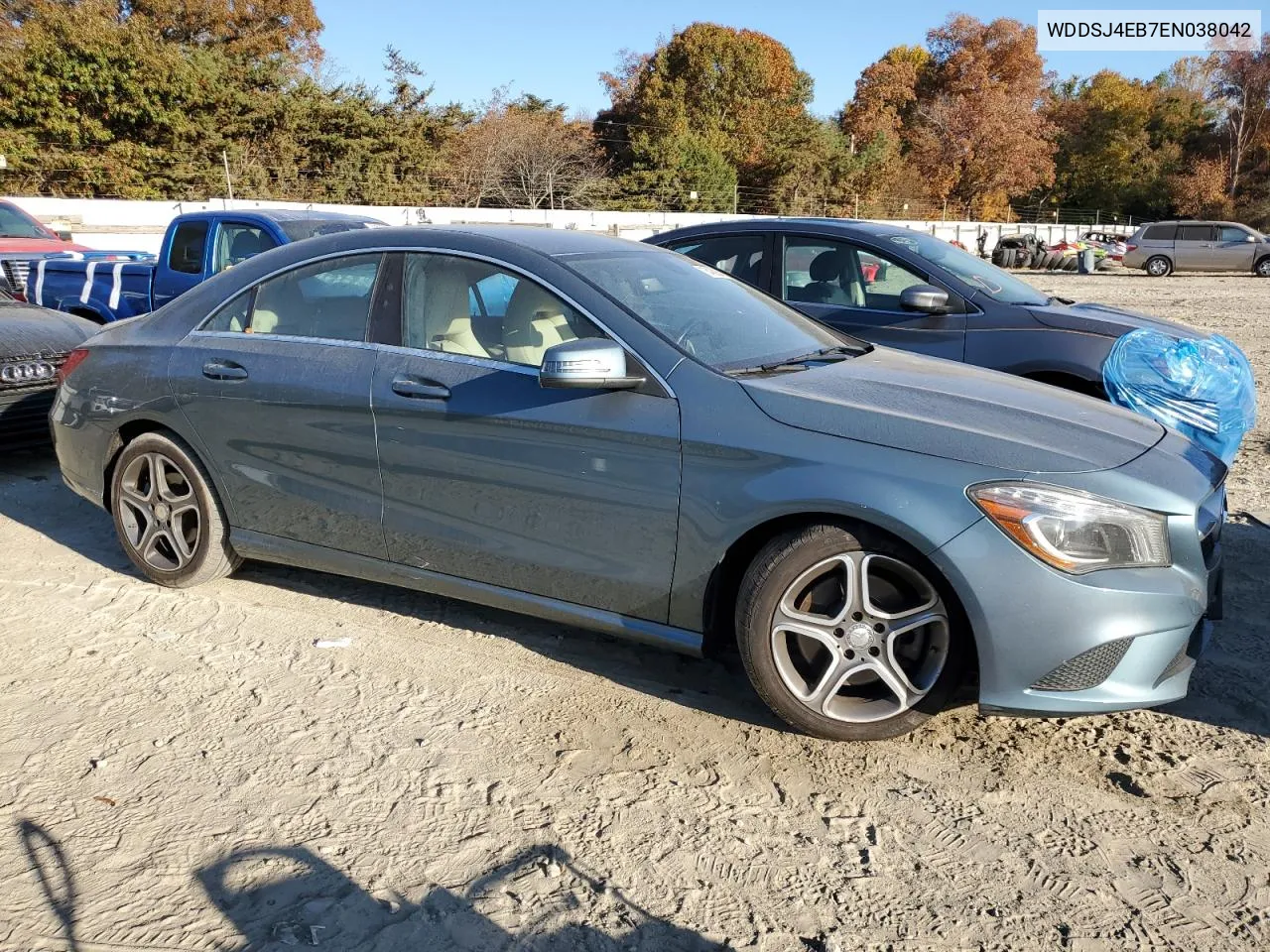 2014 Mercedes-Benz Cla 250 VIN: WDDSJ4EB7EN038042 Lot: 78433934