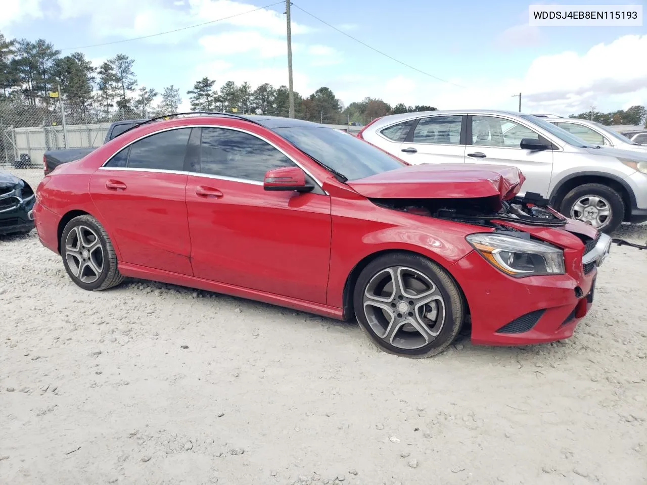 2014 Mercedes-Benz Cla 250 VIN: WDDSJ4EB8EN115193 Lot: 78551714