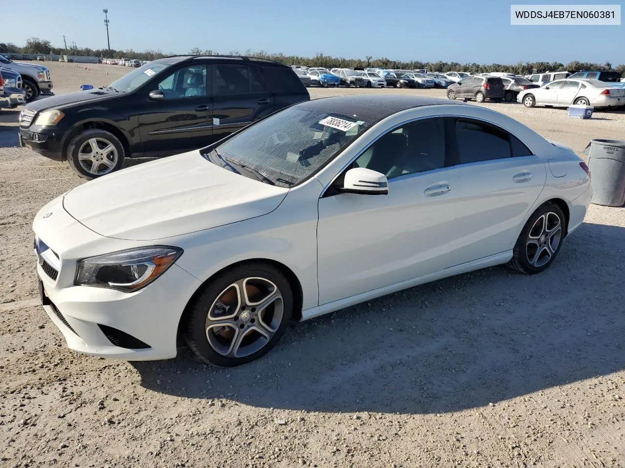 2014 Mercedes-Benz Cla 250 VIN: WDDSJ4EB7EN060381 Lot: 78836214