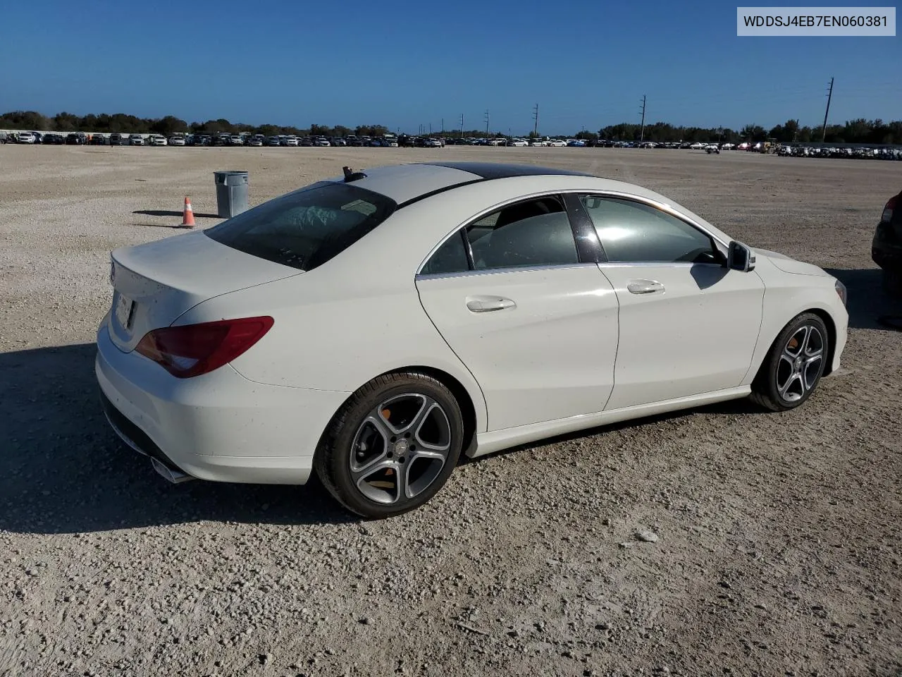 2014 Mercedes-Benz Cla 250 VIN: WDDSJ4EB7EN060381 Lot: 78836214