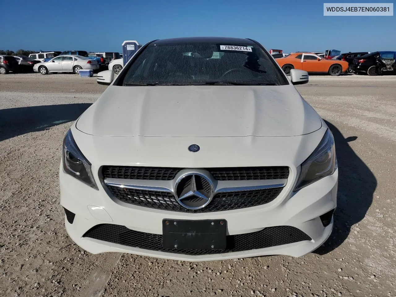 2014 Mercedes-Benz Cla 250 VIN: WDDSJ4EB7EN060381 Lot: 78836214