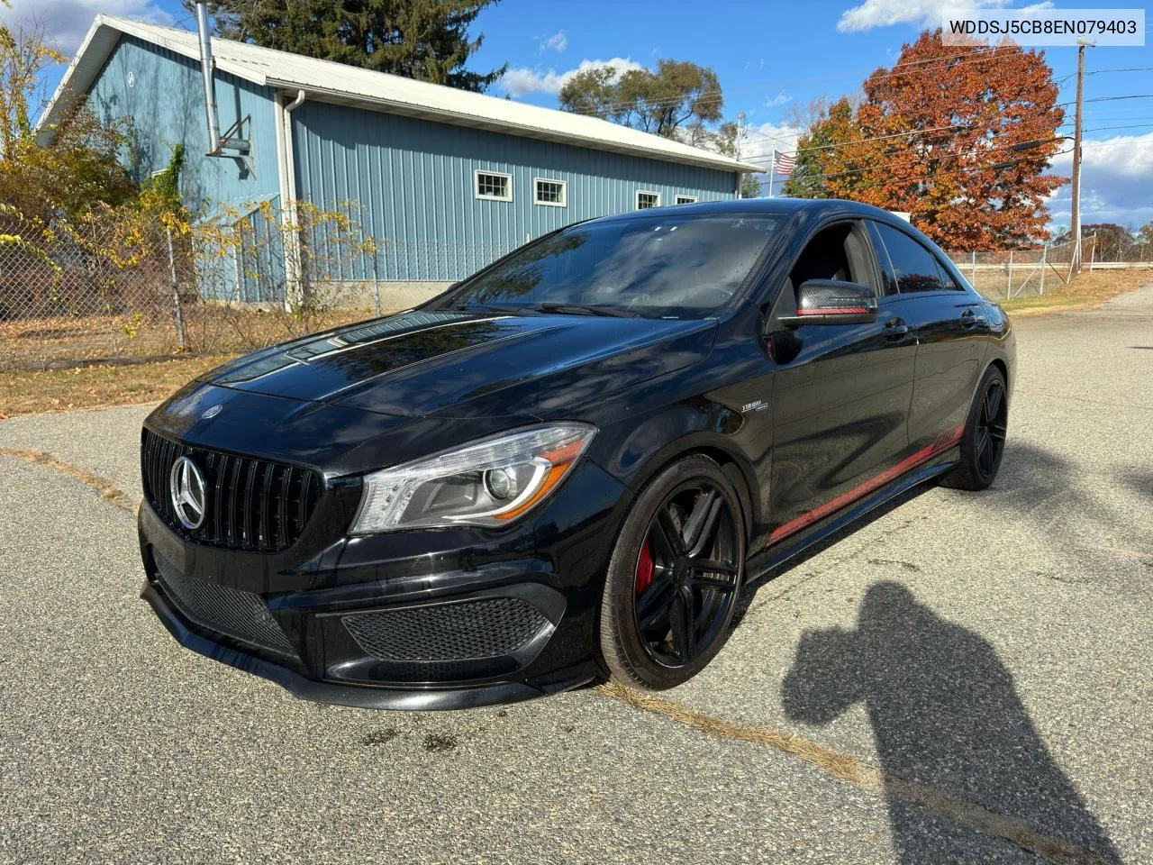 2014 Mercedes-Benz Cla 45 Amg VIN: WDDSJ5CB8EN079403 Lot: 79326084