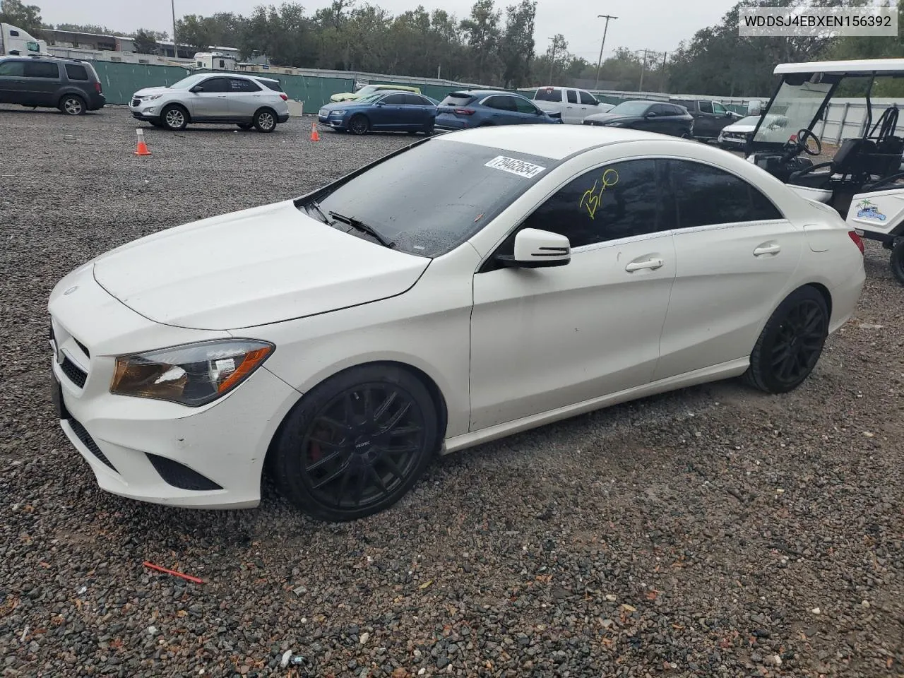 2014 Mercedes-Benz Cla 250 VIN: WDDSJ4EBXEN156392 Lot: 79462654