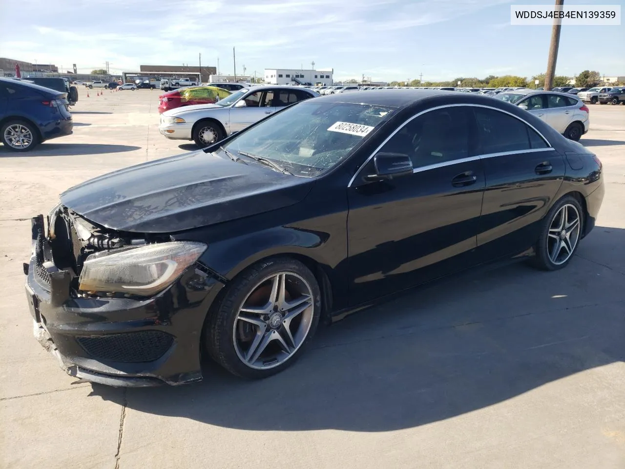 2014 Mercedes-Benz Cla 250 VIN: WDDSJ4EB4EN139359 Lot: 80258034