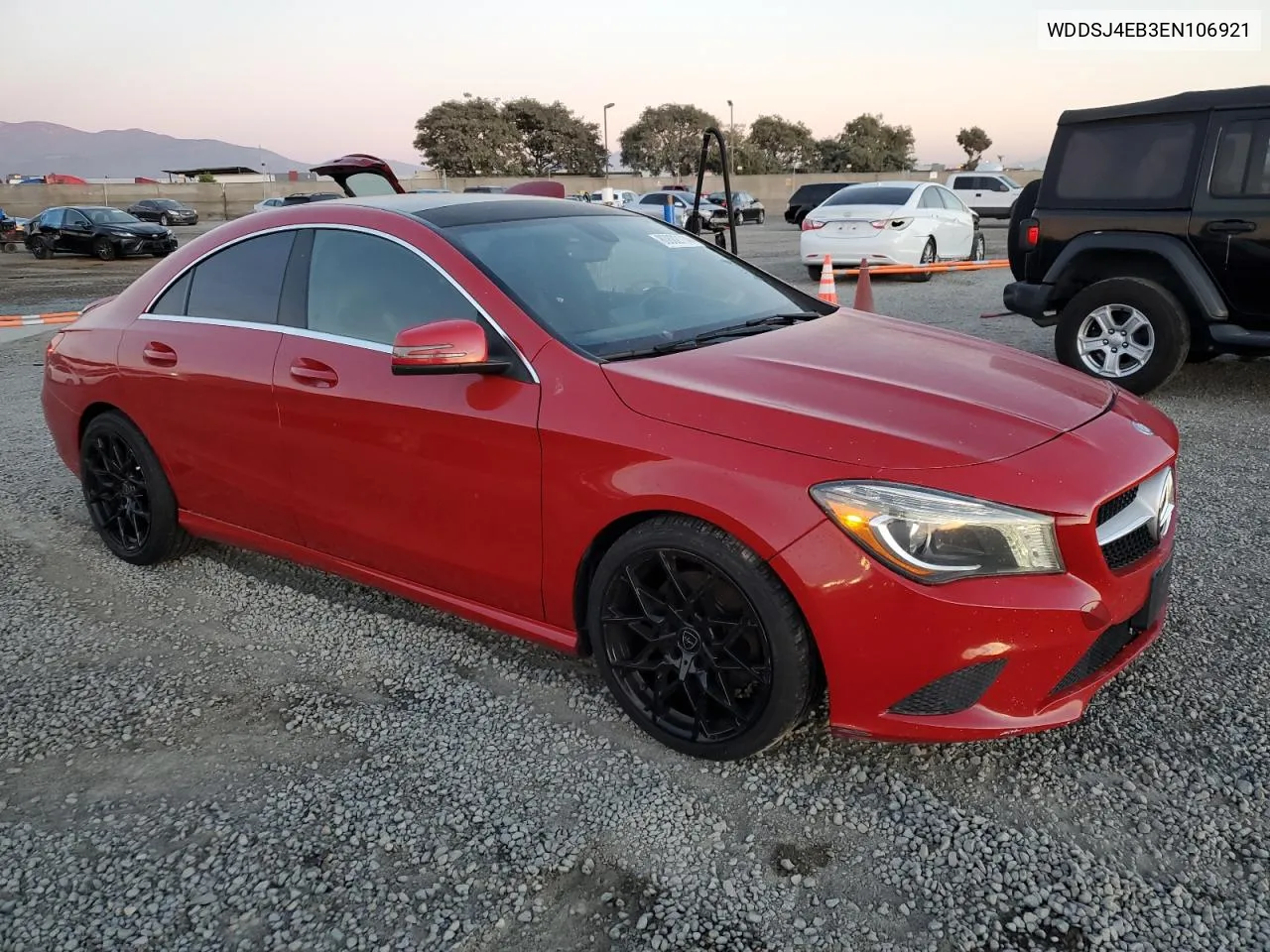 2014 Mercedes-Benz Cla 250 VIN: WDDSJ4EB3EN106921 Lot: 80802114