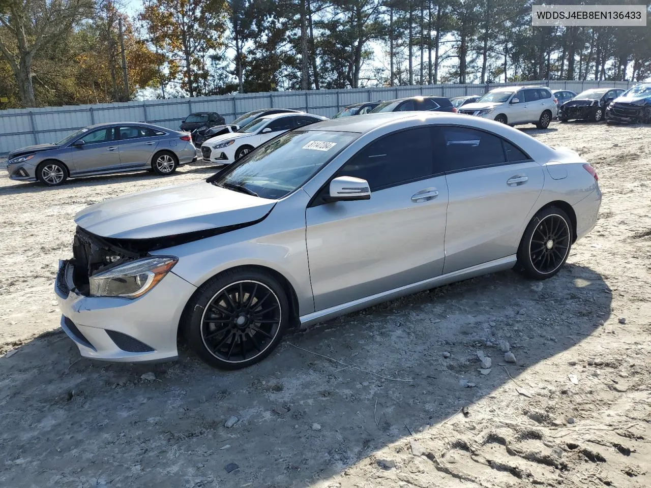 2014 Mercedes-Benz Cla 250 VIN: WDDSJ4EB8EN136433 Lot: 81147284