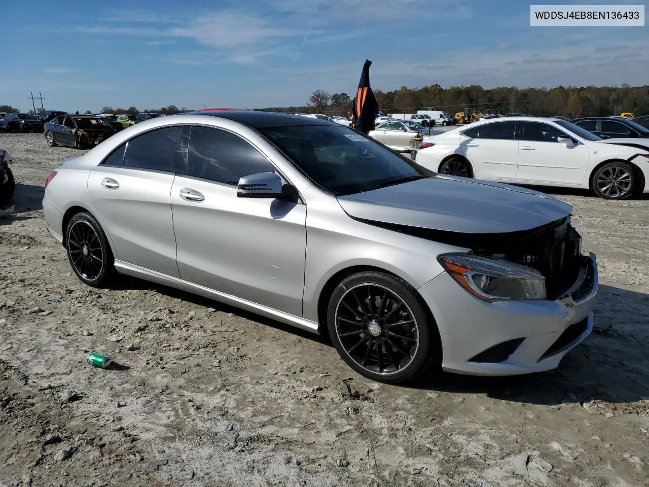 2014 Mercedes-Benz Cla 250 VIN: WDDSJ4EB8EN136433 Lot: 81147284