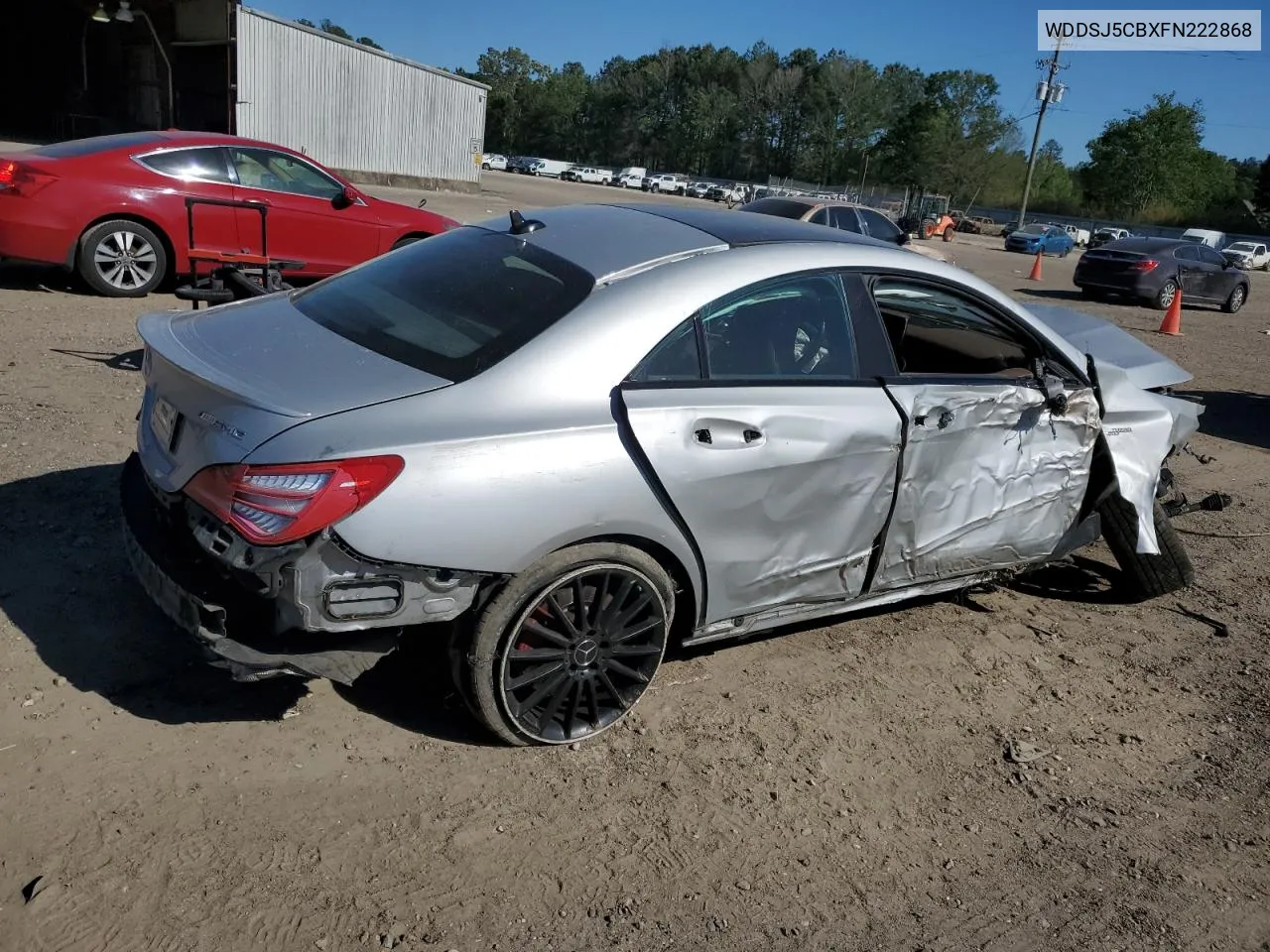 2015 Mercedes-Benz Cla 45 Amg VIN: WDDSJ5CBXFN222868 Lot: 49280594