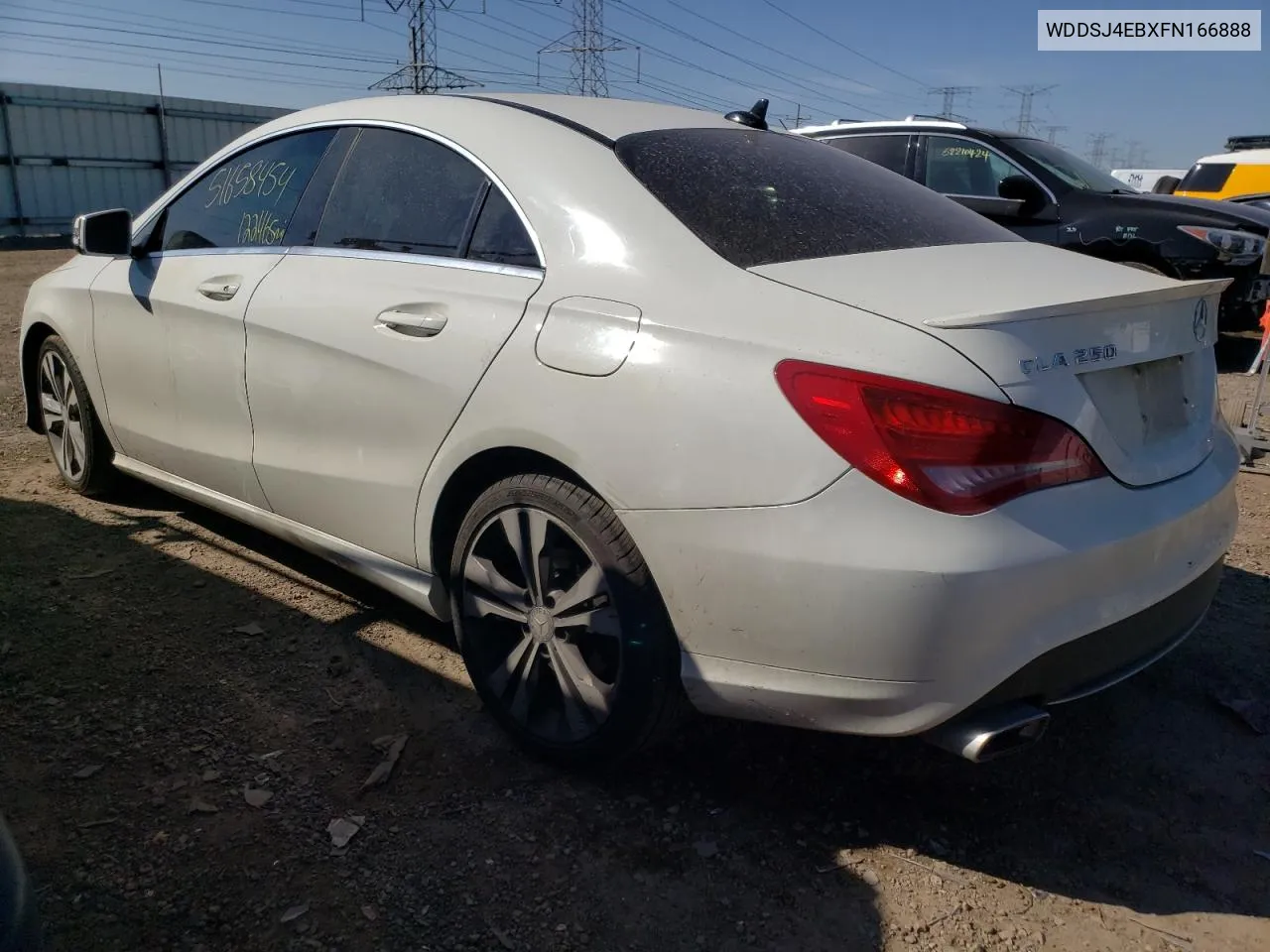 2015 Mercedes-Benz Cla 250 VIN: WDDSJ4EBXFN166888 Lot: 51658454