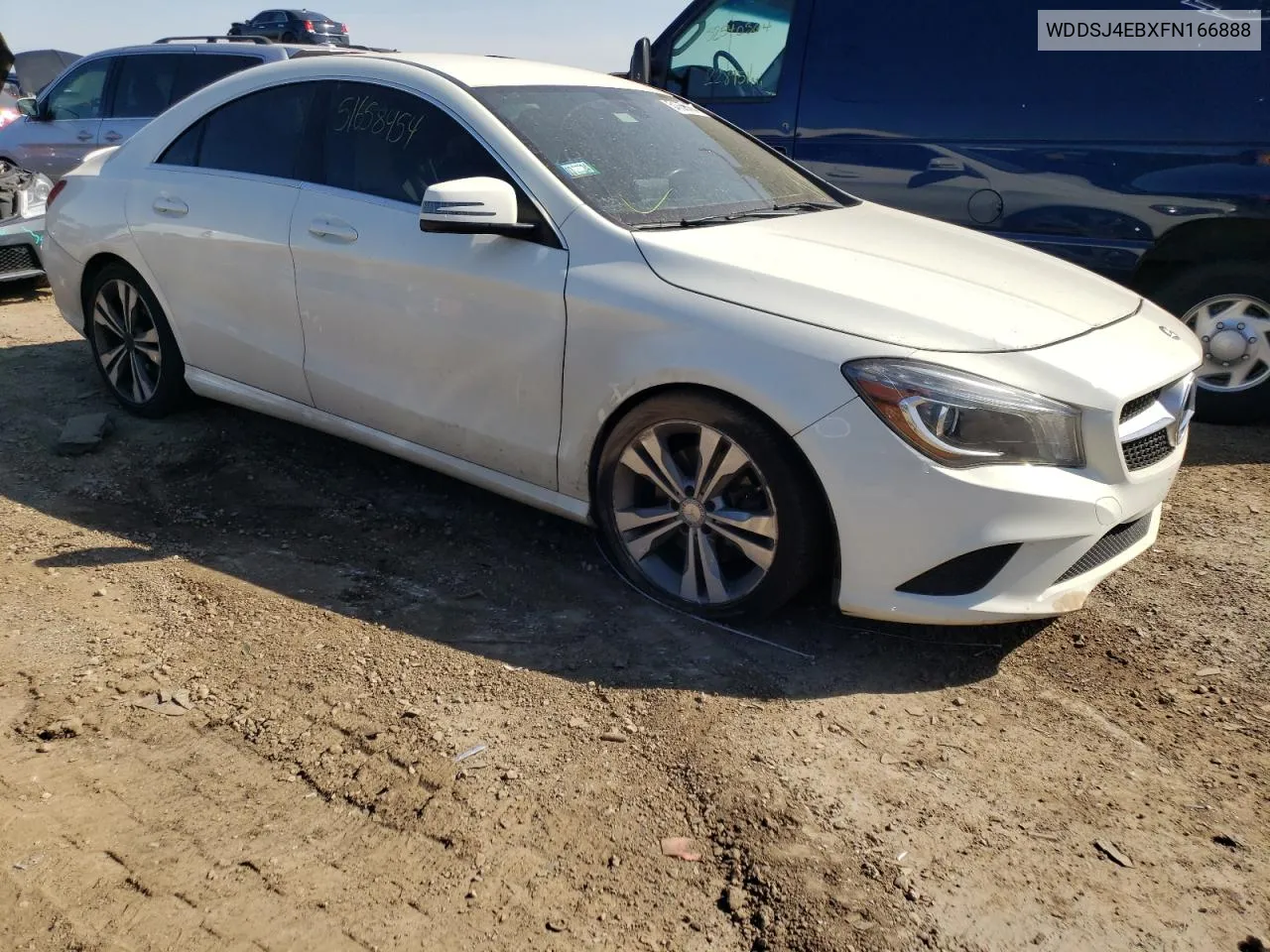 2015 Mercedes-Benz Cla 250 VIN: WDDSJ4EBXFN166888 Lot: 51658454