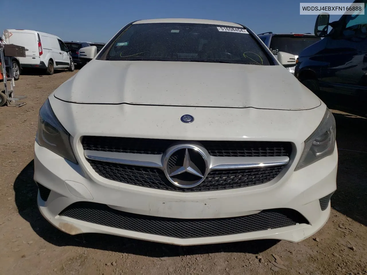 2015 Mercedes-Benz Cla 250 VIN: WDDSJ4EBXFN166888 Lot: 51658454