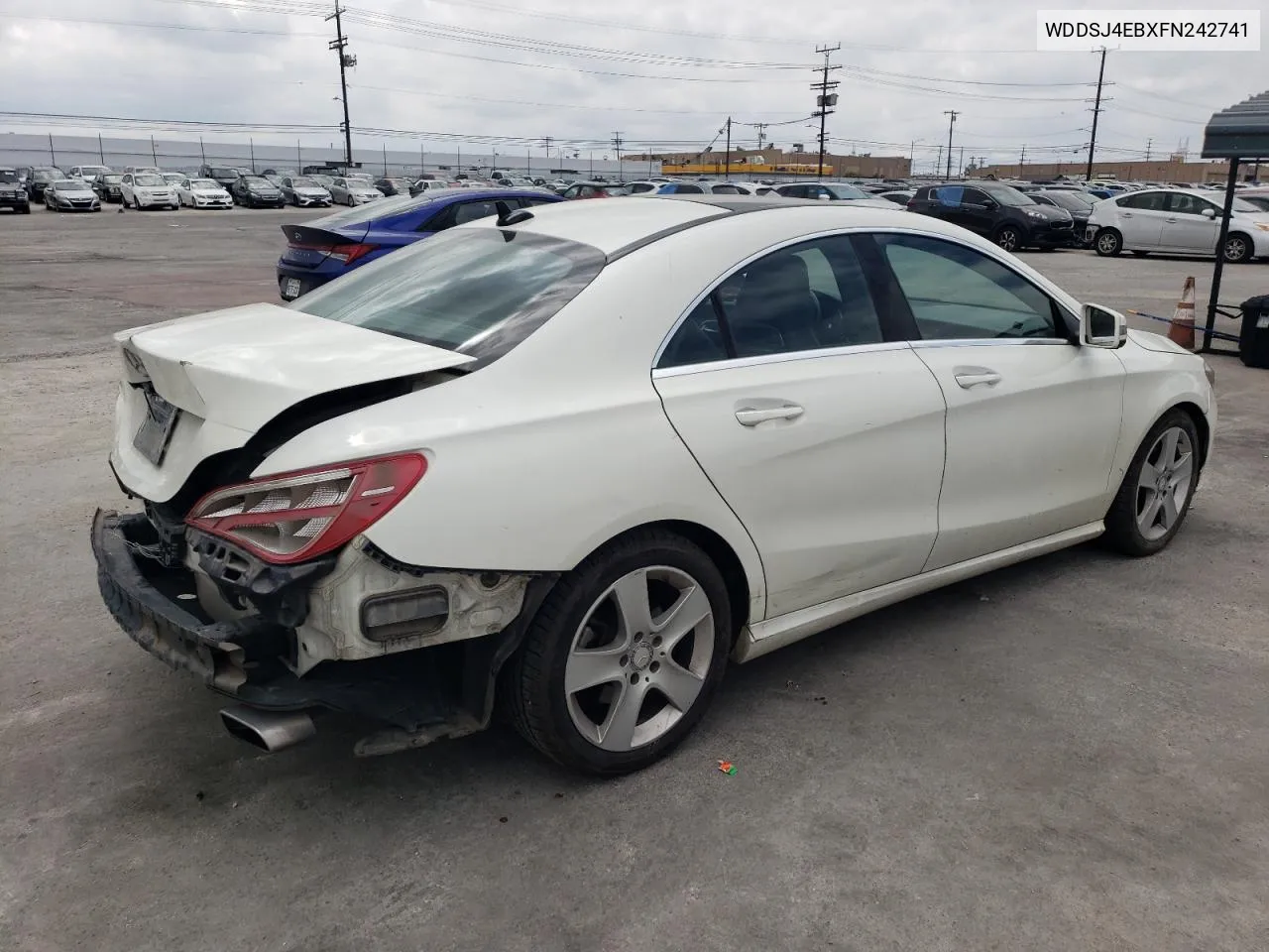 2015 Mercedes-Benz Cla 250 VIN: WDDSJ4EBXFN242741 Lot: 52088134