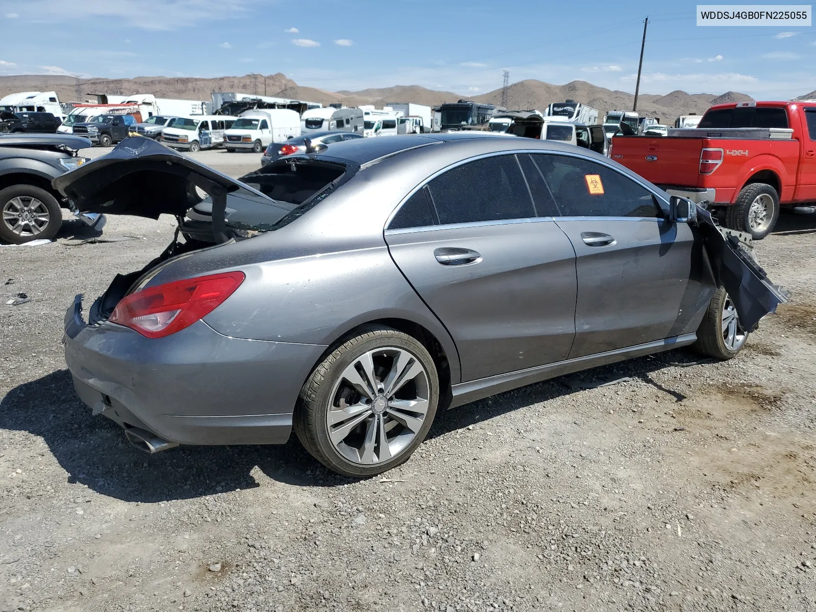 2015 Mercedes-Benz Cla 250 4Matic VIN: WDDSJ4GB0FN225055 Lot: 54713694