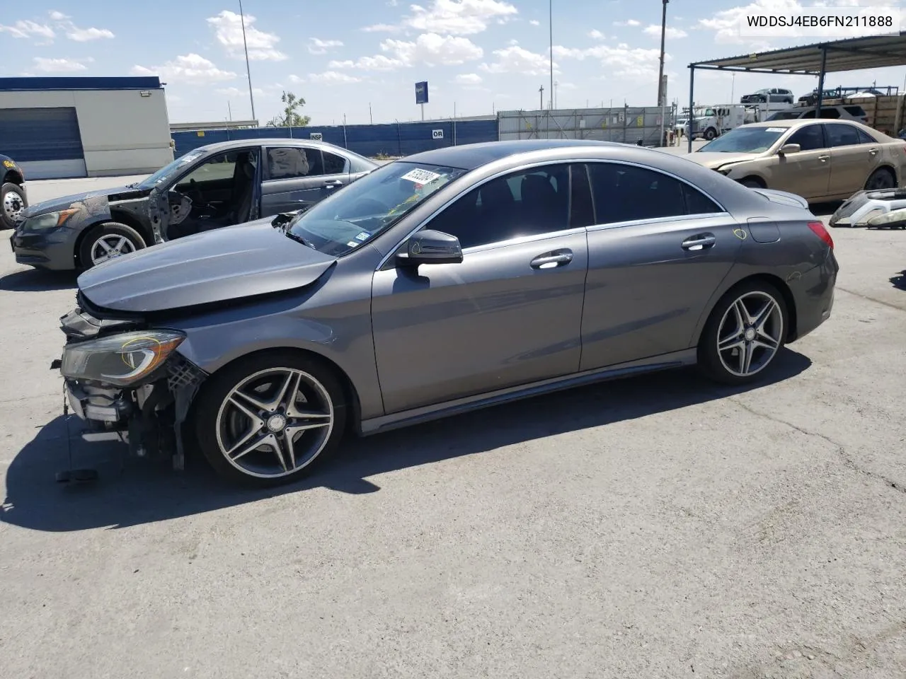 2015 Mercedes-Benz Cla 250 VIN: WDDSJ4EB6FN211888 Lot: 57952084