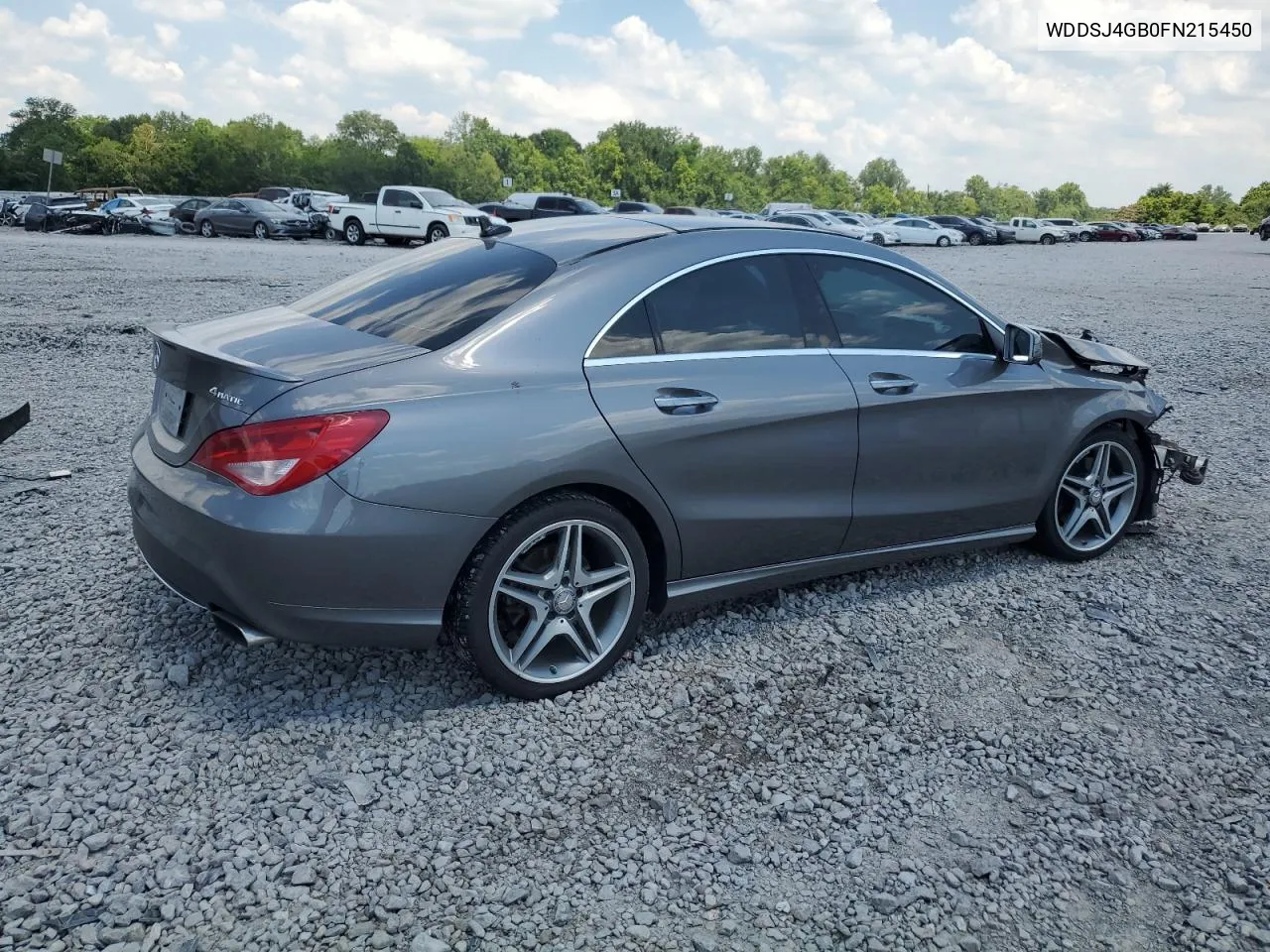 2015 Mercedes-Benz Cla 250 4Matic VIN: WDDSJ4GB0FN215450 Lot: 59157824