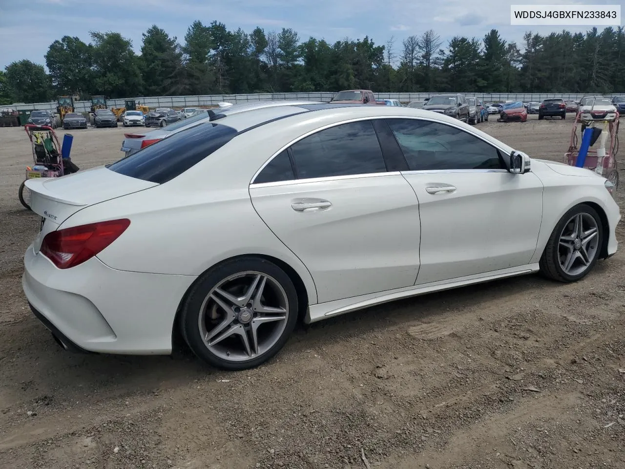 2015 Mercedes-Benz Cla 250 4Matic VIN: WDDSJ4GBXFN233843 Lot: 60743664