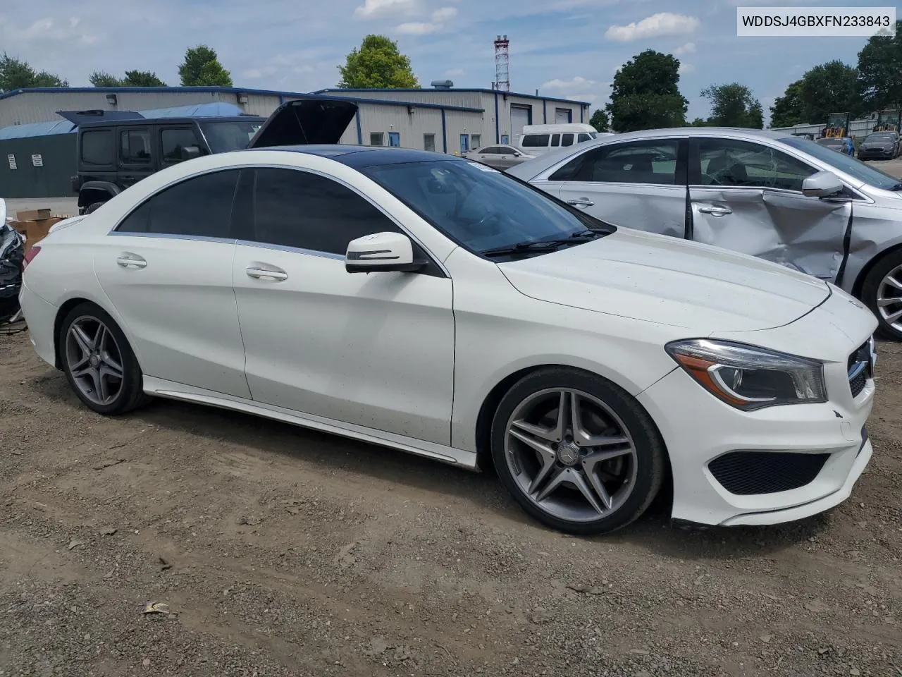 2015 Mercedes-Benz Cla 250 4Matic VIN: WDDSJ4GBXFN233843 Lot: 60743664