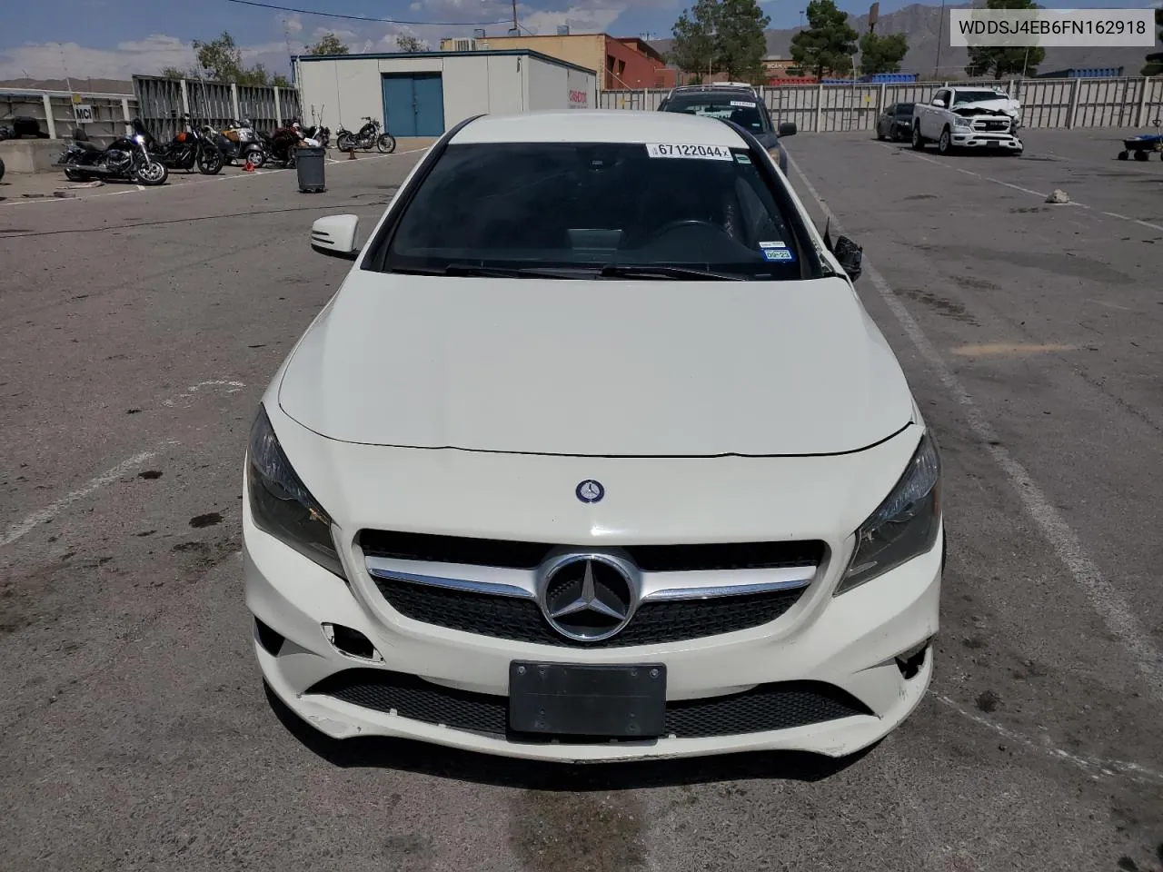 2015 Mercedes-Benz Cla 250 VIN: WDDSJ4EB6FN162918 Lot: 67122044