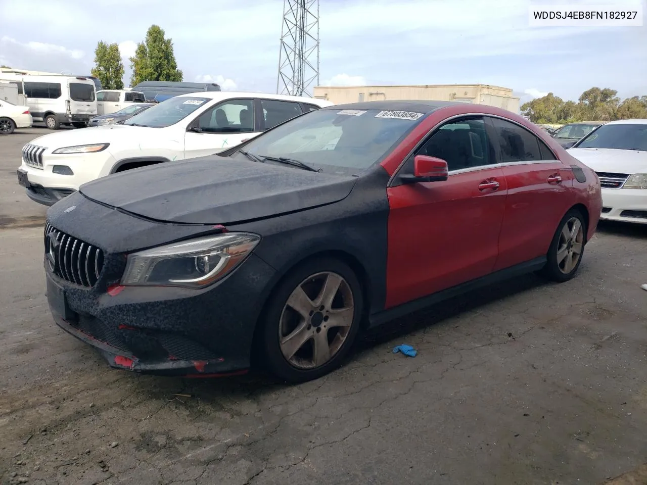 2015 Mercedes-Benz Cla 250 VIN: WDDSJ4EB8FN182927 Lot: 67803854