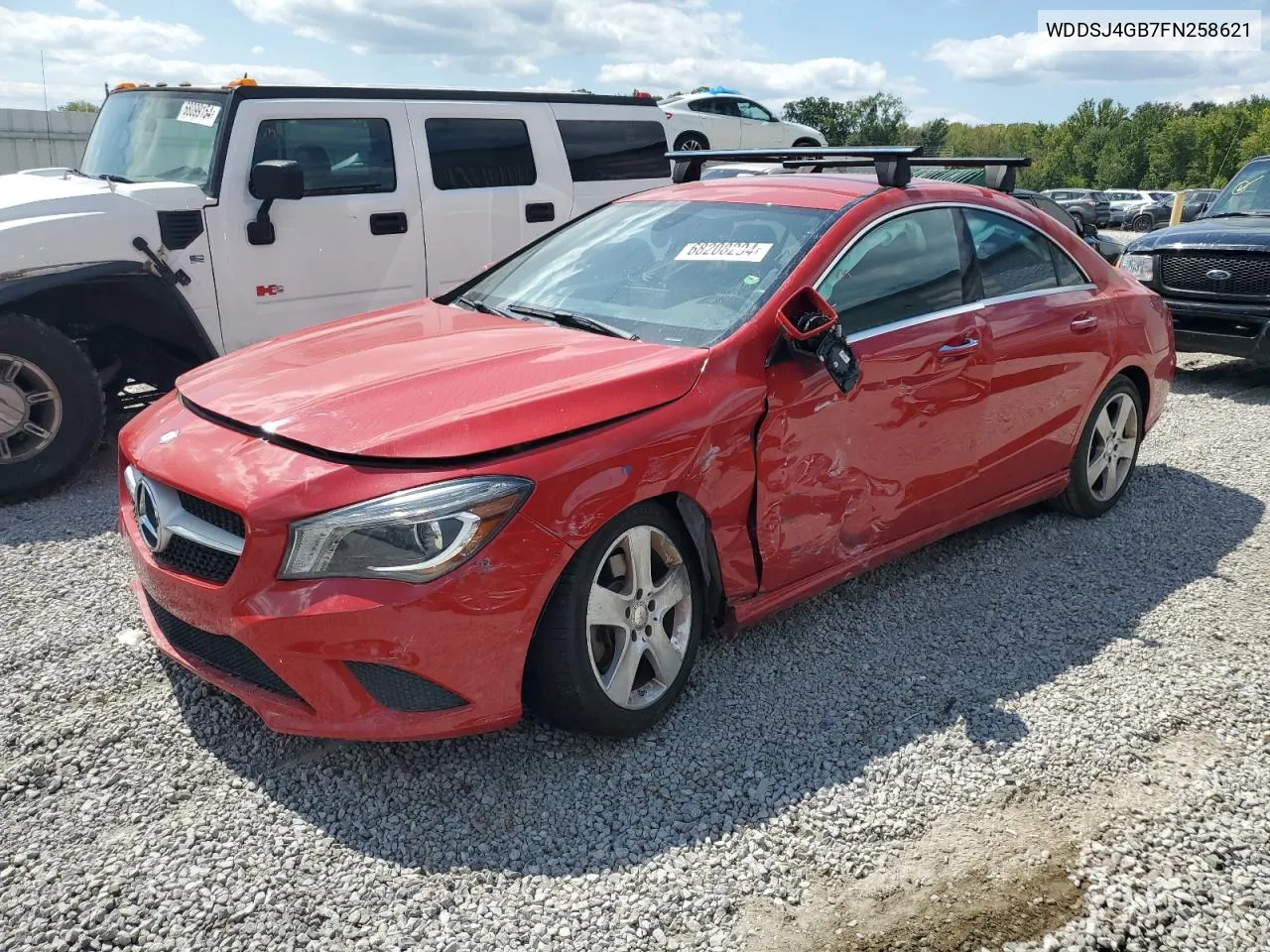 2015 Mercedes-Benz Cla 250 4Matic VIN: WDDSJ4GB7FN258621 Lot: 68208294