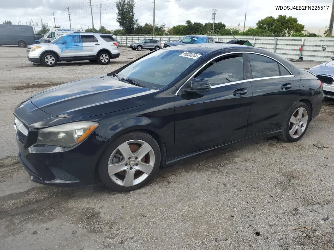 2015 Mercedes-Benz Cla 250 VIN: WDDSJ4EB2FN226517 Lot: 69200244