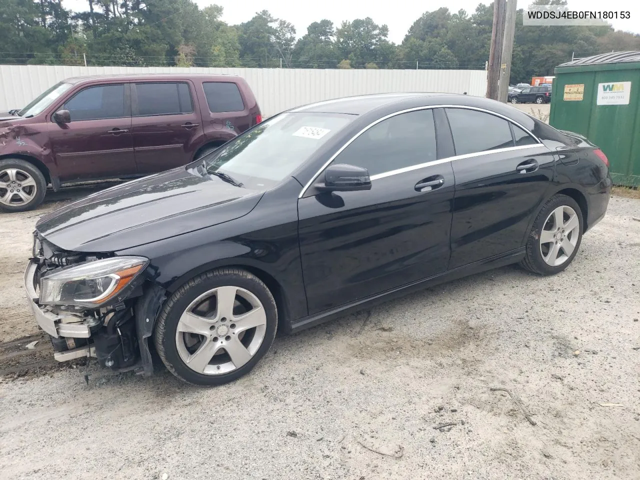 2015 Mercedes-Benz Cla 250 VIN: WDDSJ4EB0FN180153 Lot: 71615484