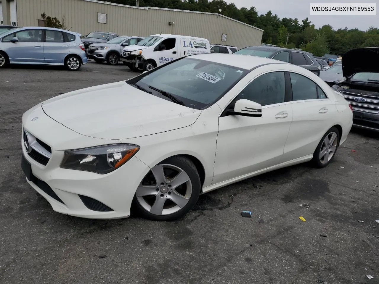 2015 Mercedes-Benz Cla 250 4Matic VIN: WDDSJ4GBXFN189553 Lot: 71615844