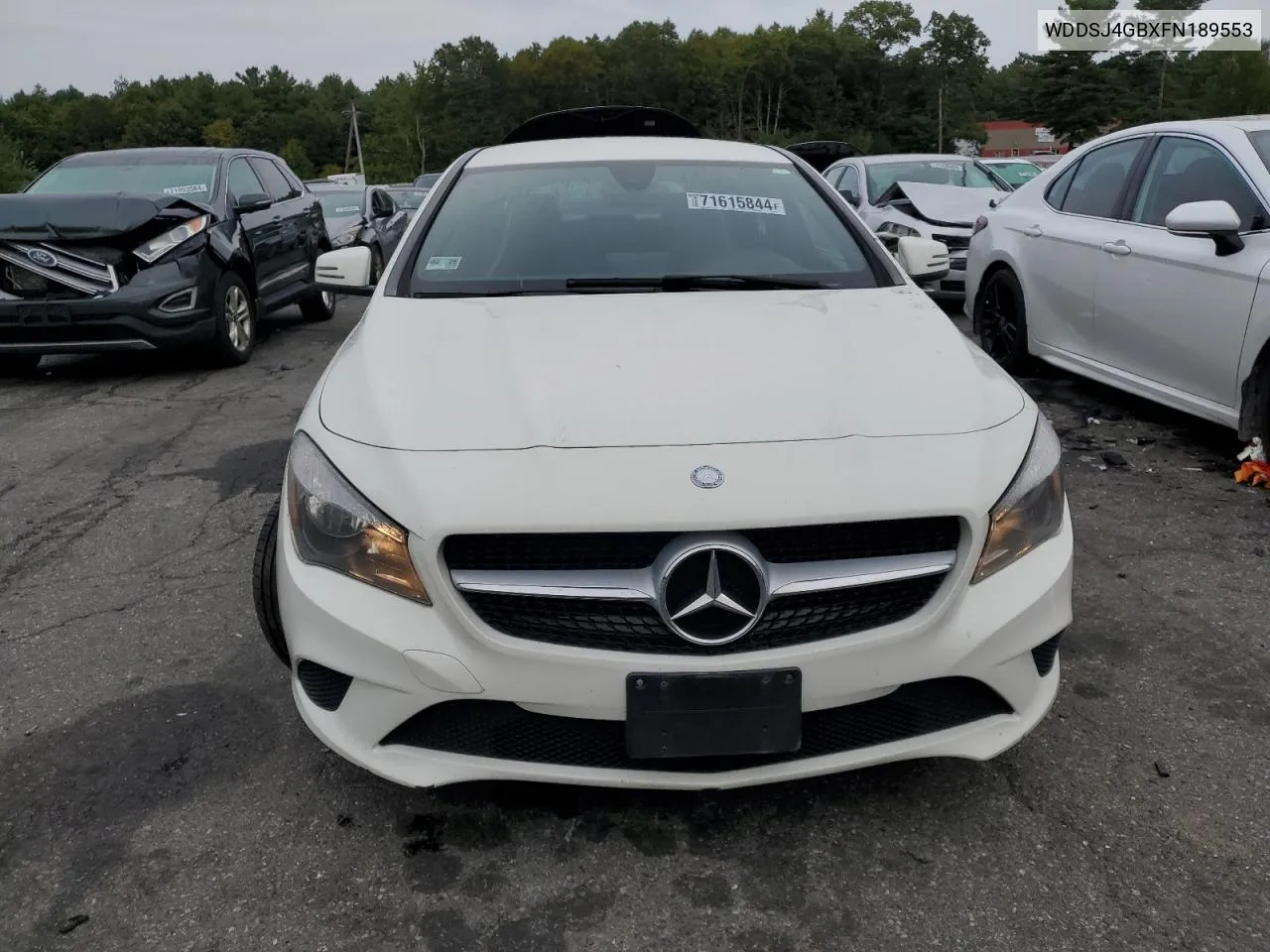 2015 Mercedes-Benz Cla 250 4Matic VIN: WDDSJ4GBXFN189553 Lot: 71615844