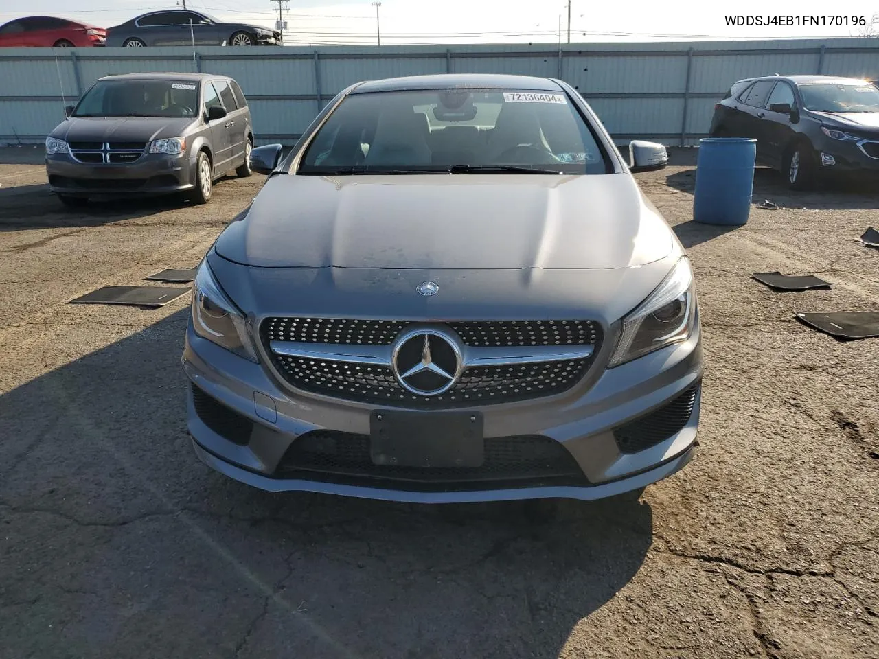 2015 Mercedes-Benz Cla 250 VIN: WDDSJ4EB1FN170196 Lot: 72136404