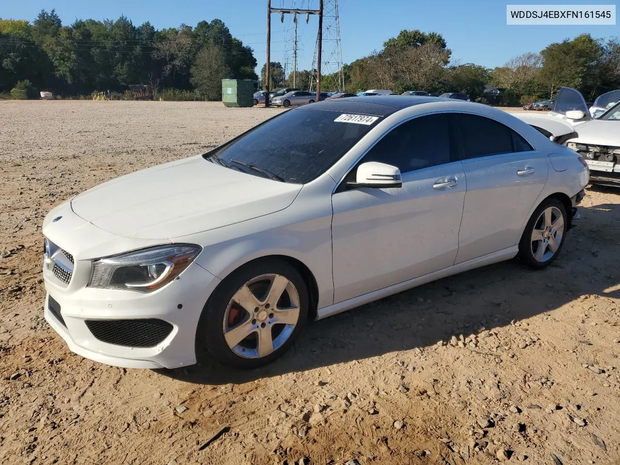 2015 Mercedes-Benz Cla 250 VIN: WDDSJ4EBXFN161545 Lot: 72617974