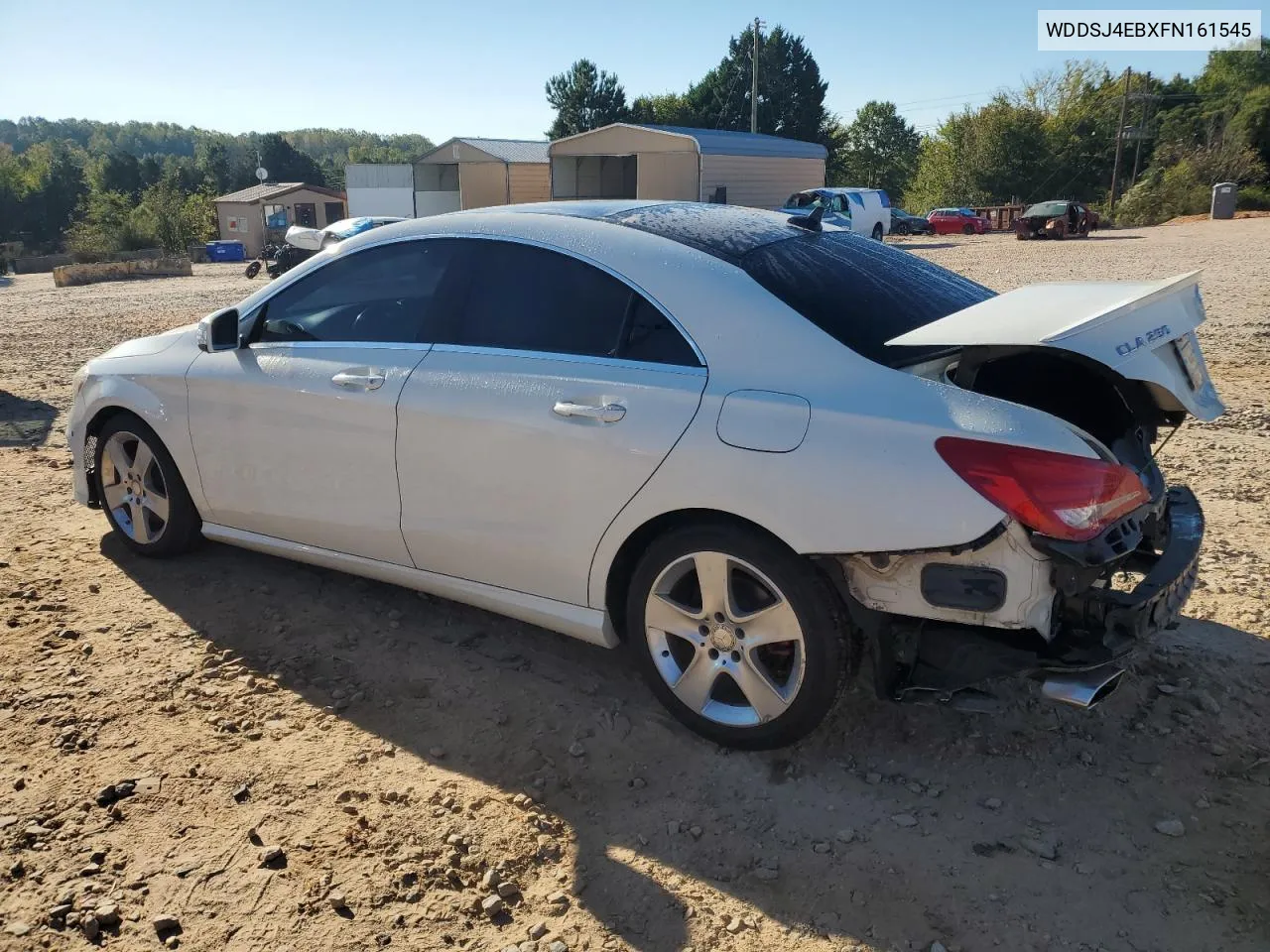 2015 Mercedes-Benz Cla 250 VIN: WDDSJ4EBXFN161545 Lot: 72617974