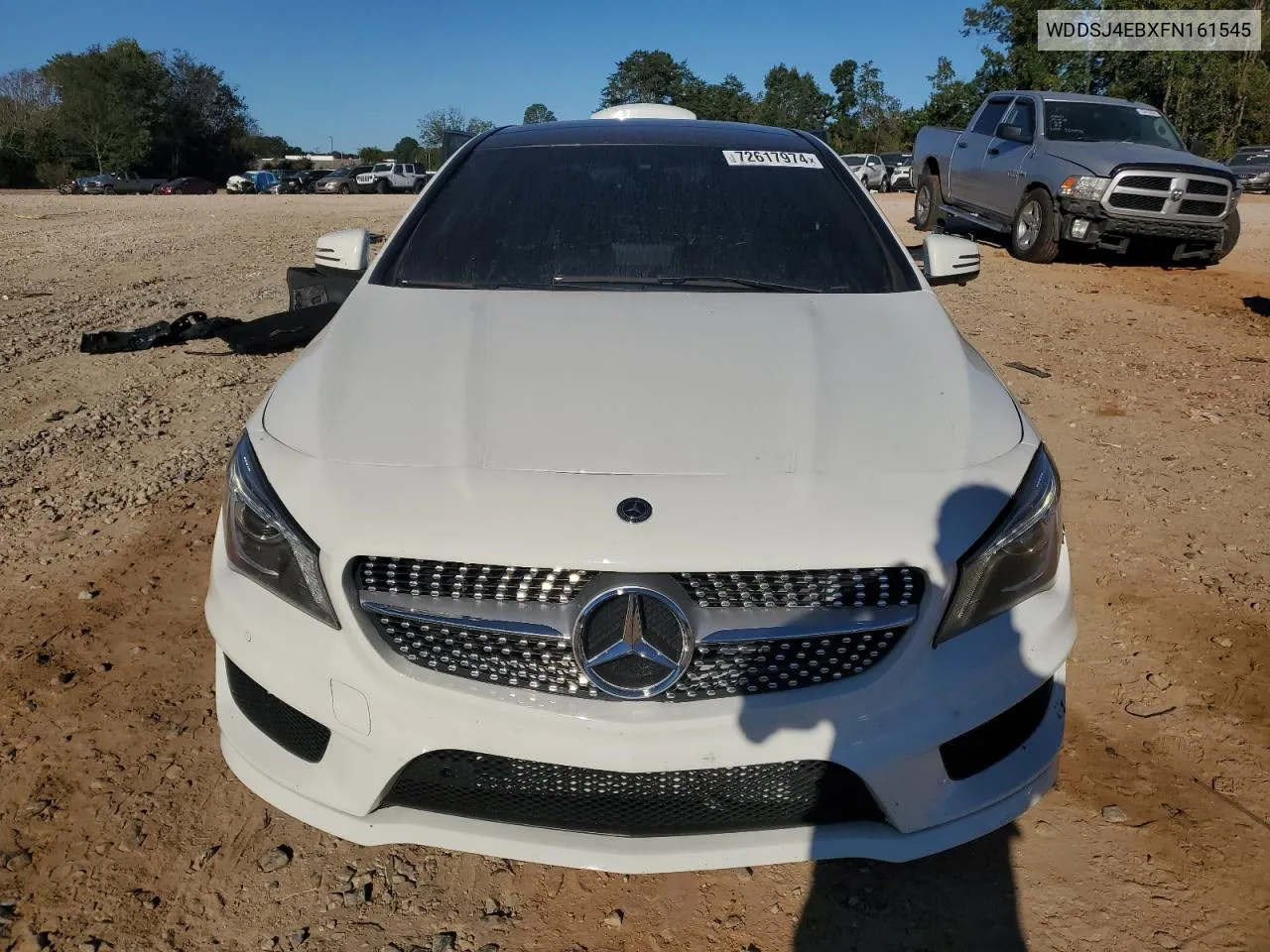 2015 Mercedes-Benz Cla 250 VIN: WDDSJ4EBXFN161545 Lot: 72617974