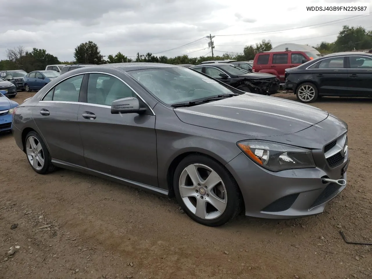 2015 Mercedes-Benz Cla 250 4Matic VIN: WDDSJ4GB9FN229587 Lot: 72773934