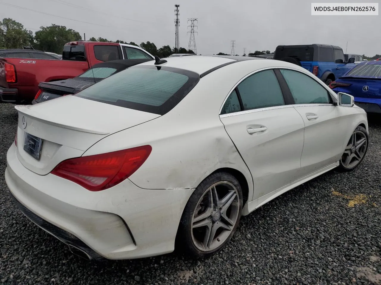 2015 Mercedes-Benz Cla 250 VIN: WDDSJ4EB0FN262576 Lot: 73941784