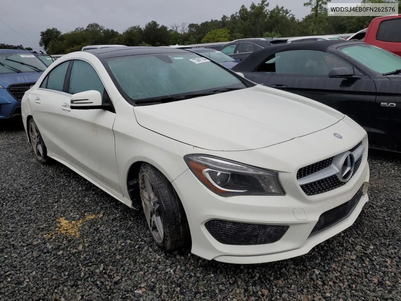 2015 Mercedes-Benz Cla 250 VIN: WDDSJ4EB0FN262576 Lot: 73941784