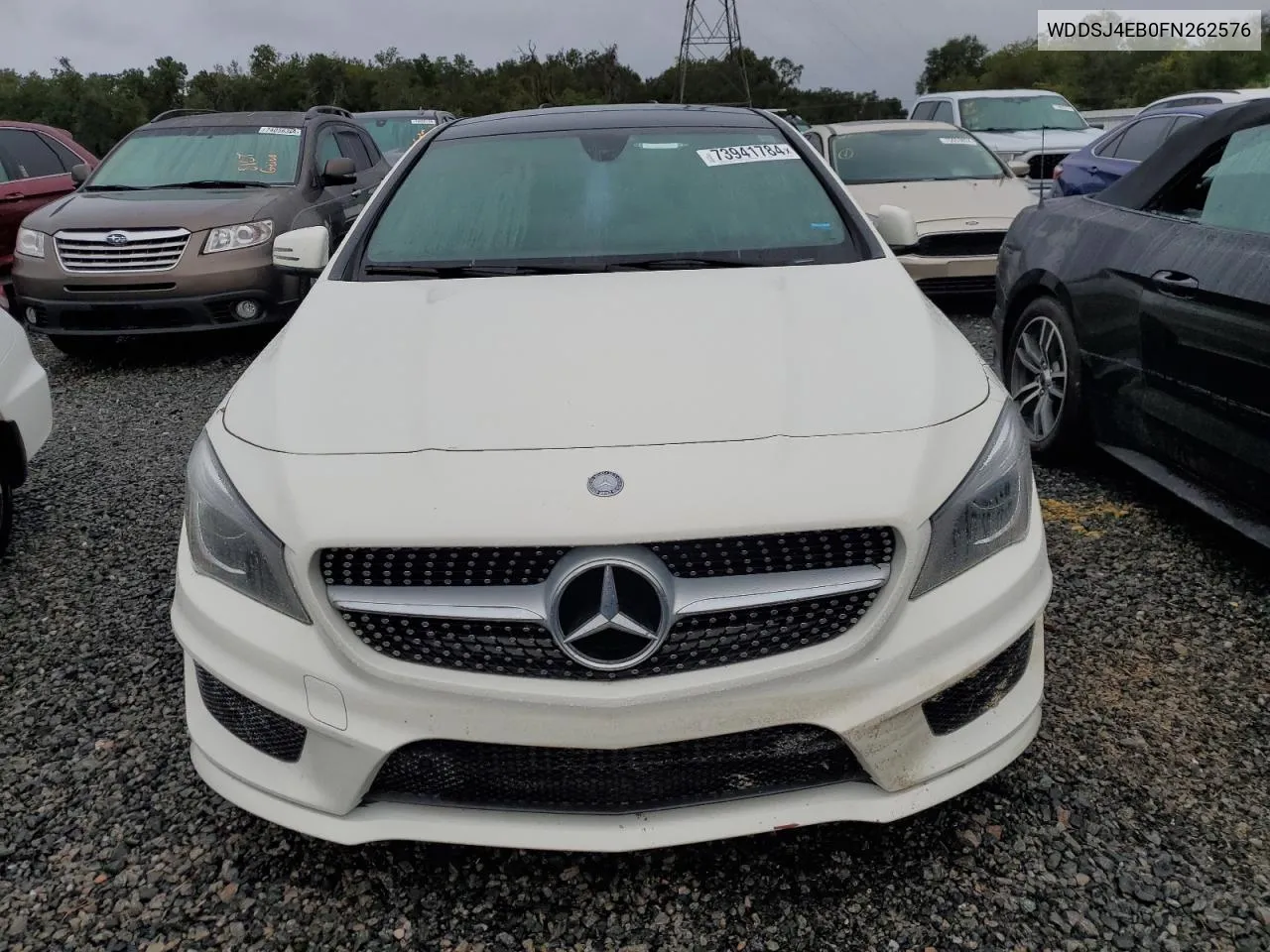 2015 Mercedes-Benz Cla 250 VIN: WDDSJ4EB0FN262576 Lot: 73941784