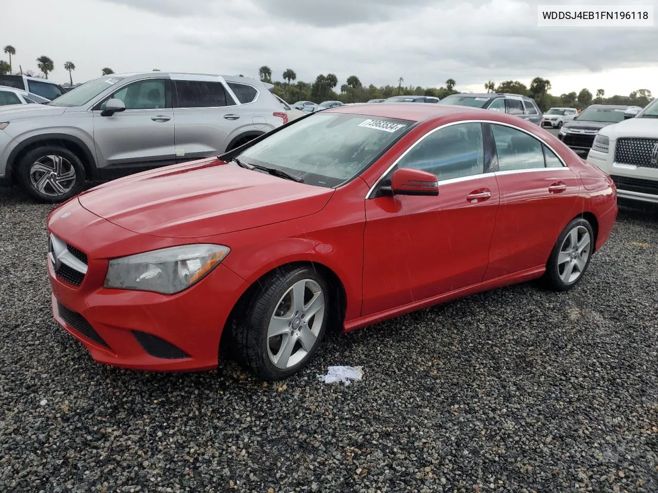 2015 Mercedes-Benz Cla 250 VIN: WDDSJ4EB1FN196118 Lot: 73963534