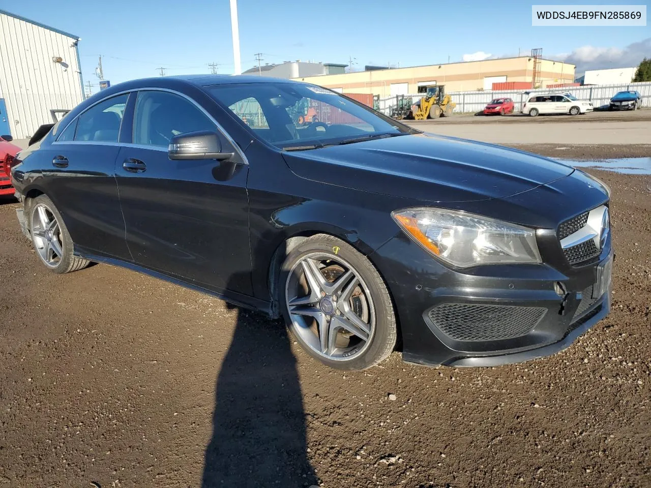 2015 Mercedes-Benz Cla 250 VIN: WDDSJ4EB9FN285869 Lot: 74538334