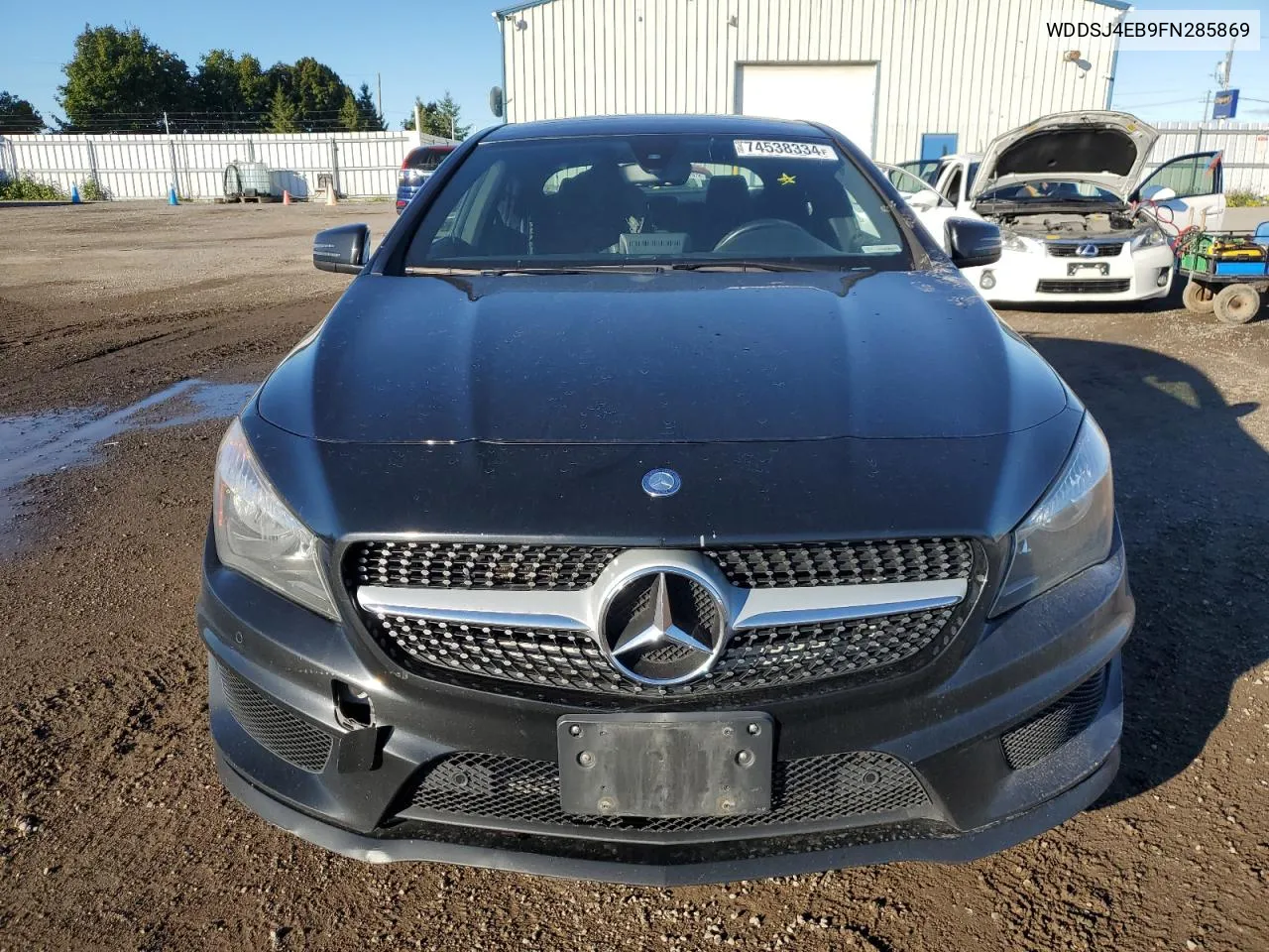 2015 Mercedes-Benz Cla 250 VIN: WDDSJ4EB9FN285869 Lot: 74538334