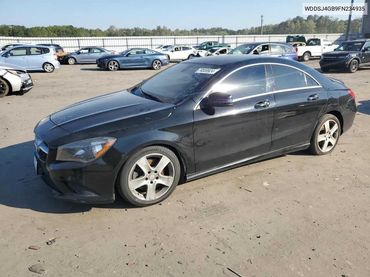 2015 Mercedes-Benz Cla 250 4Matic VIN: WDDSJ4GB9FN234935 Lot: 74559924