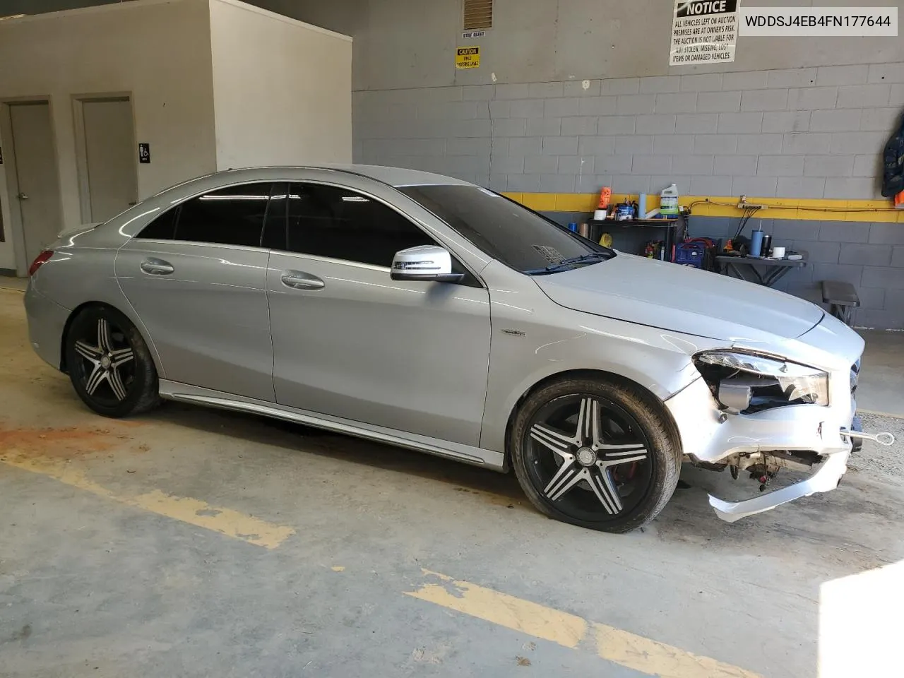 2015 Mercedes-Benz Cla 250 VIN: WDDSJ4EB4FN177644 Lot: 74847654