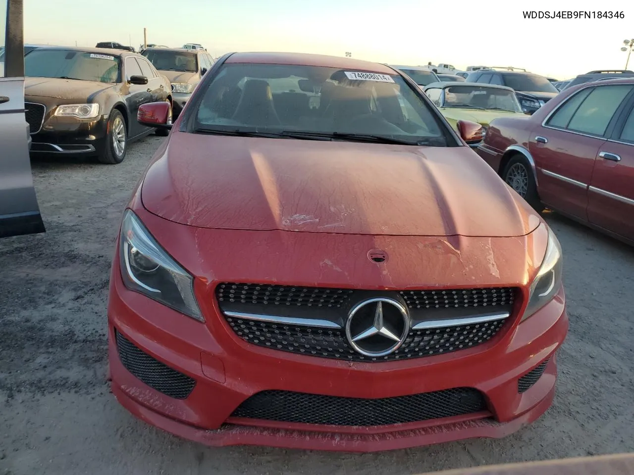 2015 Mercedes-Benz Cla 250 VIN: WDDSJ4EB9FN184346 Lot: 74888014